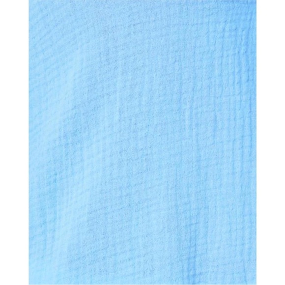 Lilly Pulitzer Frenchie Blue Geanie Button-Down Shirt, Size Medium - Picture 6 of 10